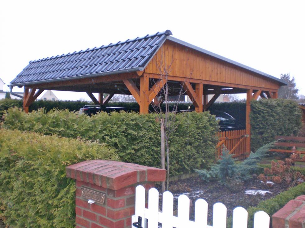 Carport, Pavillon und Pergola